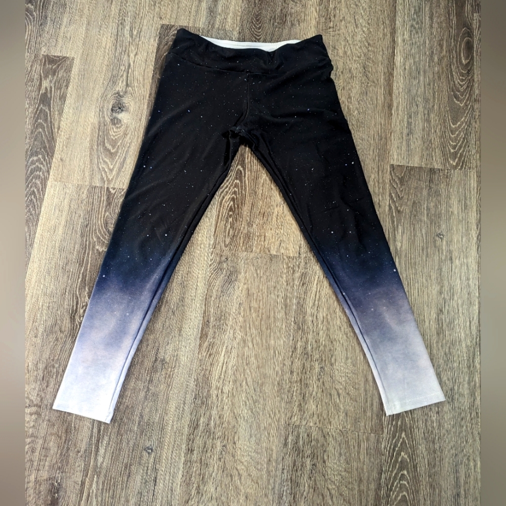 Outer Space Yoga Festival Wear Leggings - Society6 🌙✨ - Medium